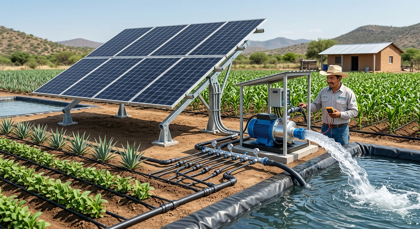 Bomba solar autónoma